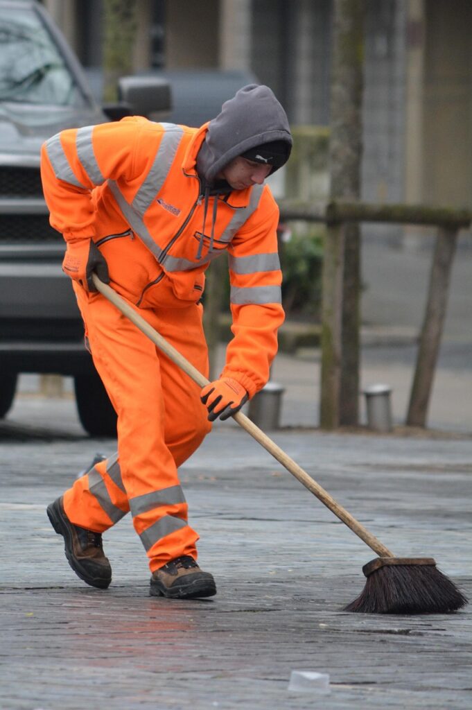 orange, brush, workman, to clean, people, street sweeper, uniform, workman, workman, workman, to clean, to clean, to clean, to clean, to clean, street sweeper, street sweeper